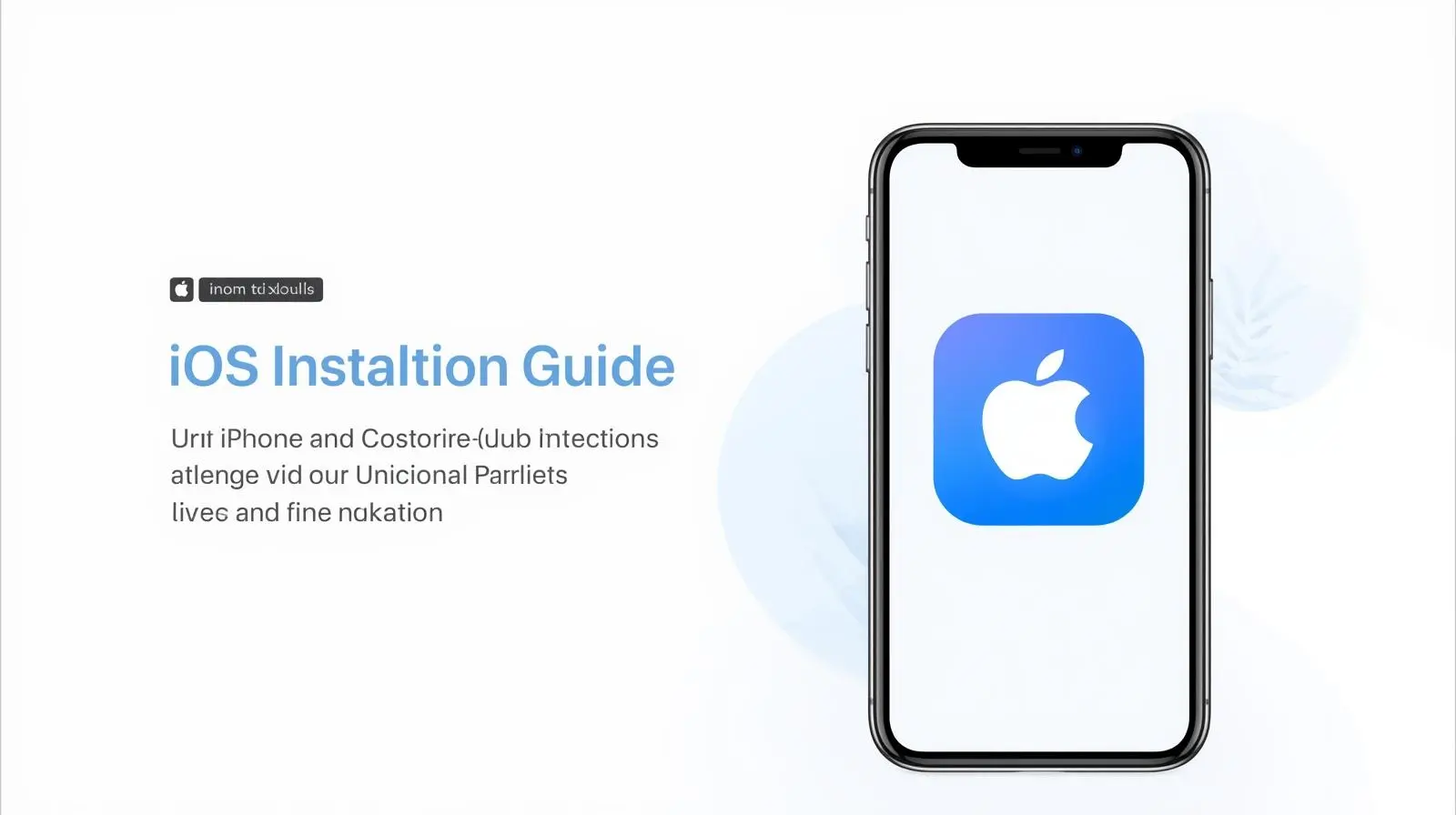 guide to install on ios